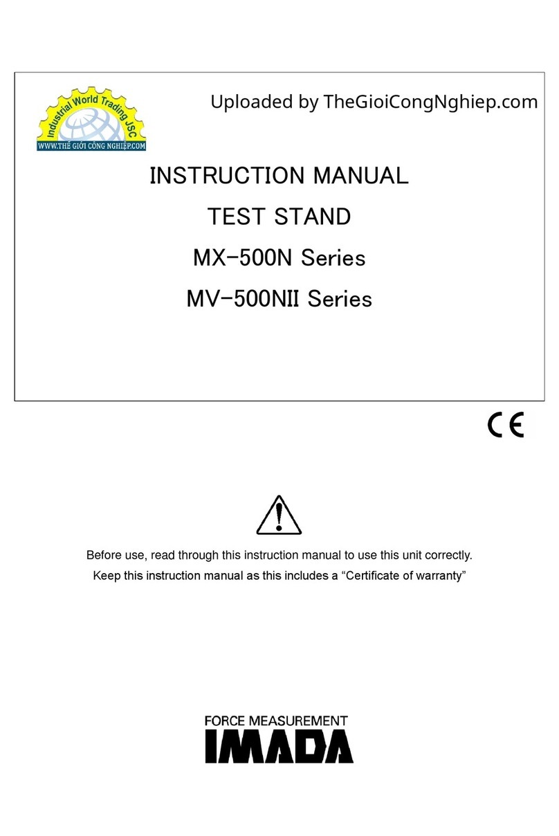 Imada MX-500N Series instruction manual
