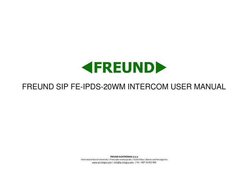 Freund FE-IPDS-20WM User manual