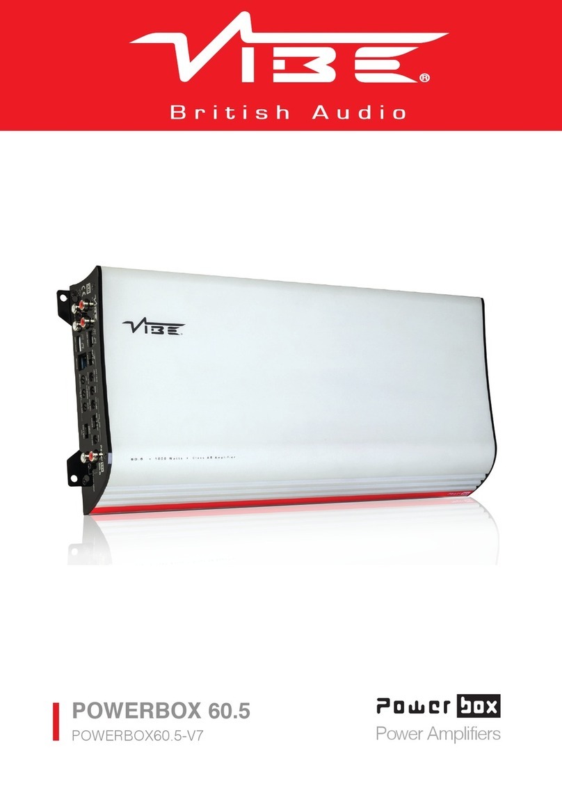 Vibe POWERBOX 60.5 User manual