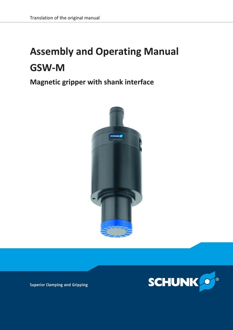 SCHUNK GSW-M Series User instructions SCHUNK GSW-M Series User instructions