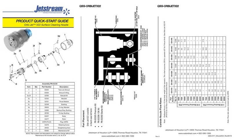 JETStream Orbi-Jet X22 PRODUCT QUICK-START GUIDE