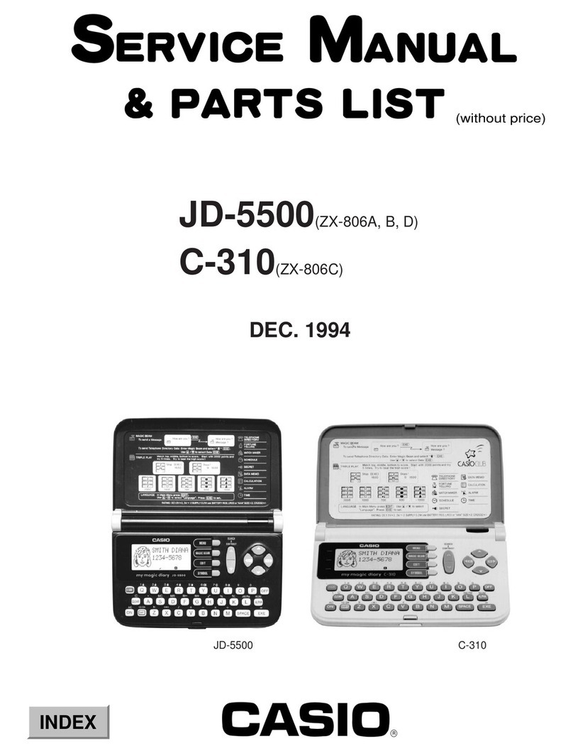 Casio JD-5500 User manual