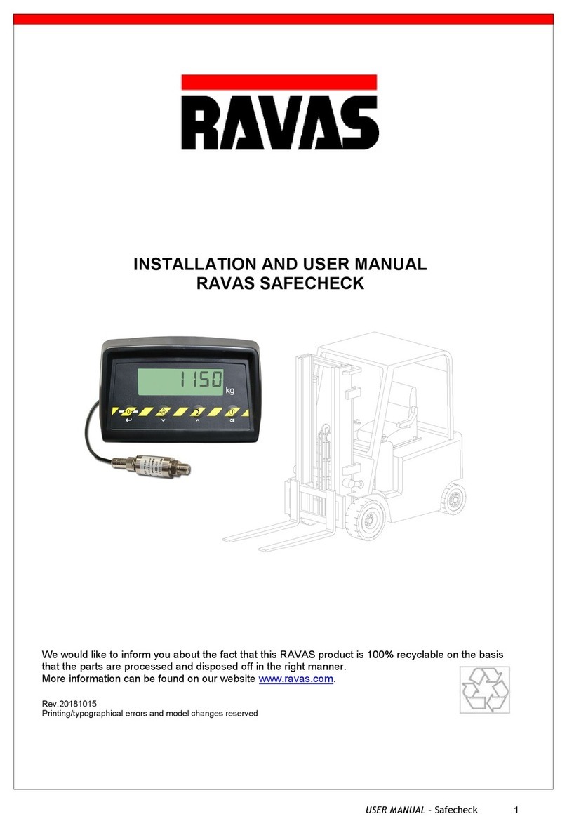 Ravas SAFECHECK Installation and user manual