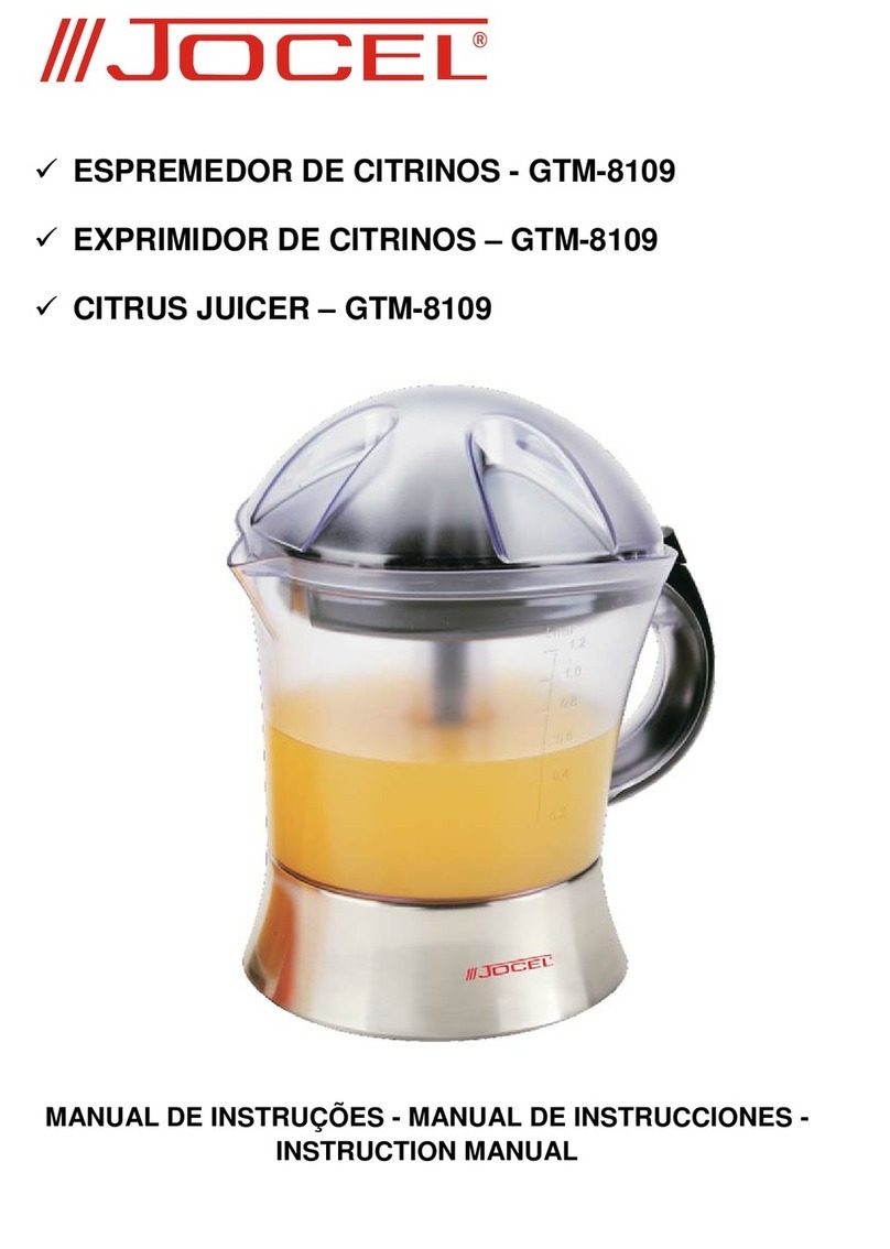 Jocel GTM-8109 instruction manual