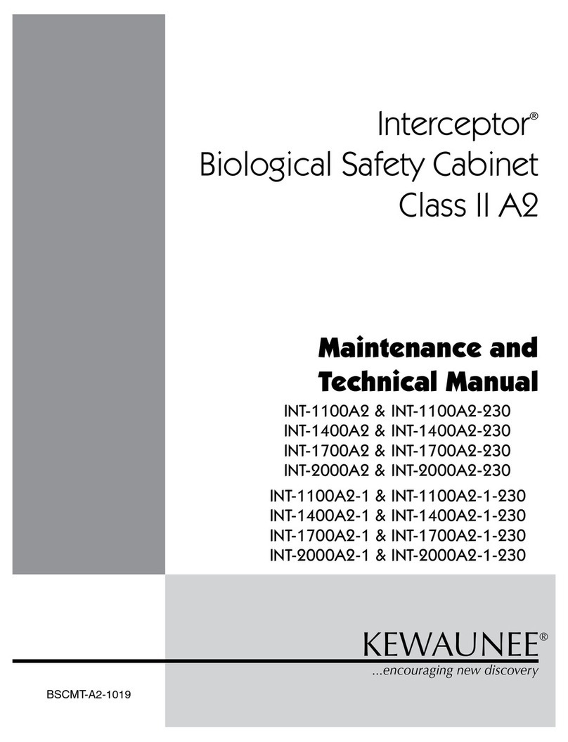 Kewaunee Interceptor INT-1100A2 Maintenance and Technical Manual