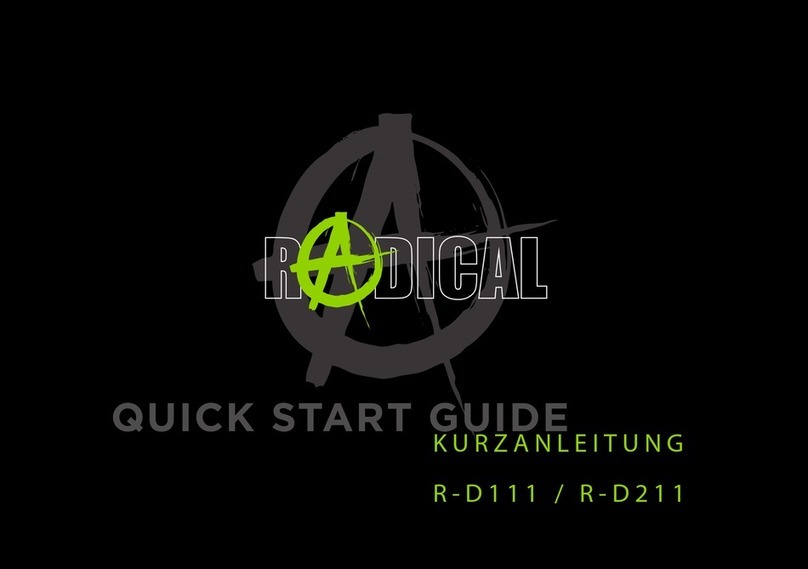 RADICAL R-D111 quick start guide