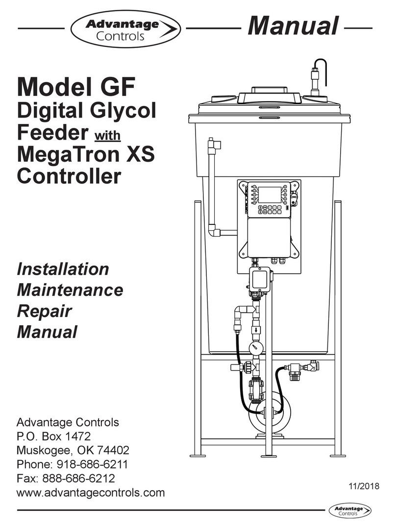 Advantage Controls GF with MegaTron XS Installation maintenance repair manual