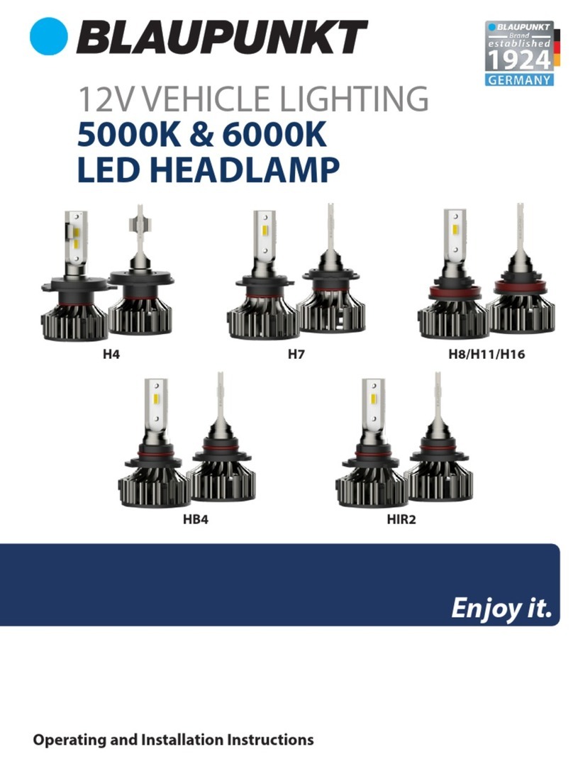 Blaupunkt H4 Operating and installation instructions