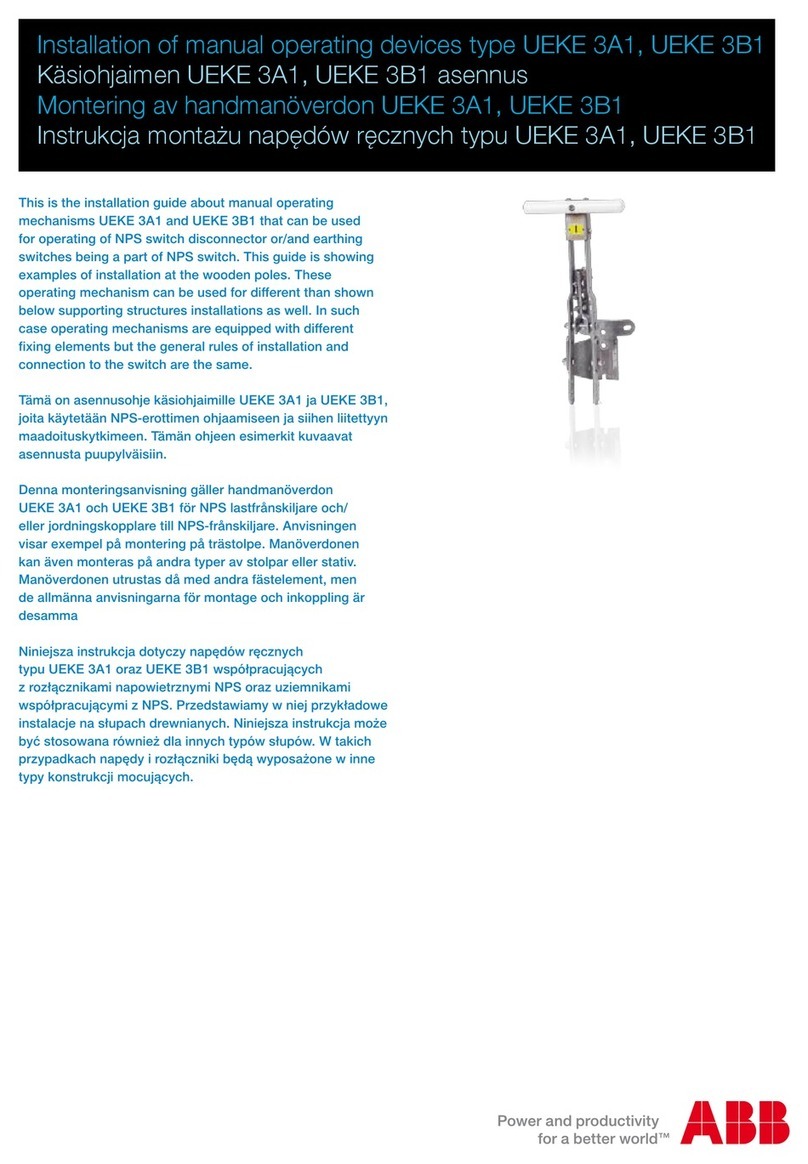 ABB UEKE 3A1 installation guide