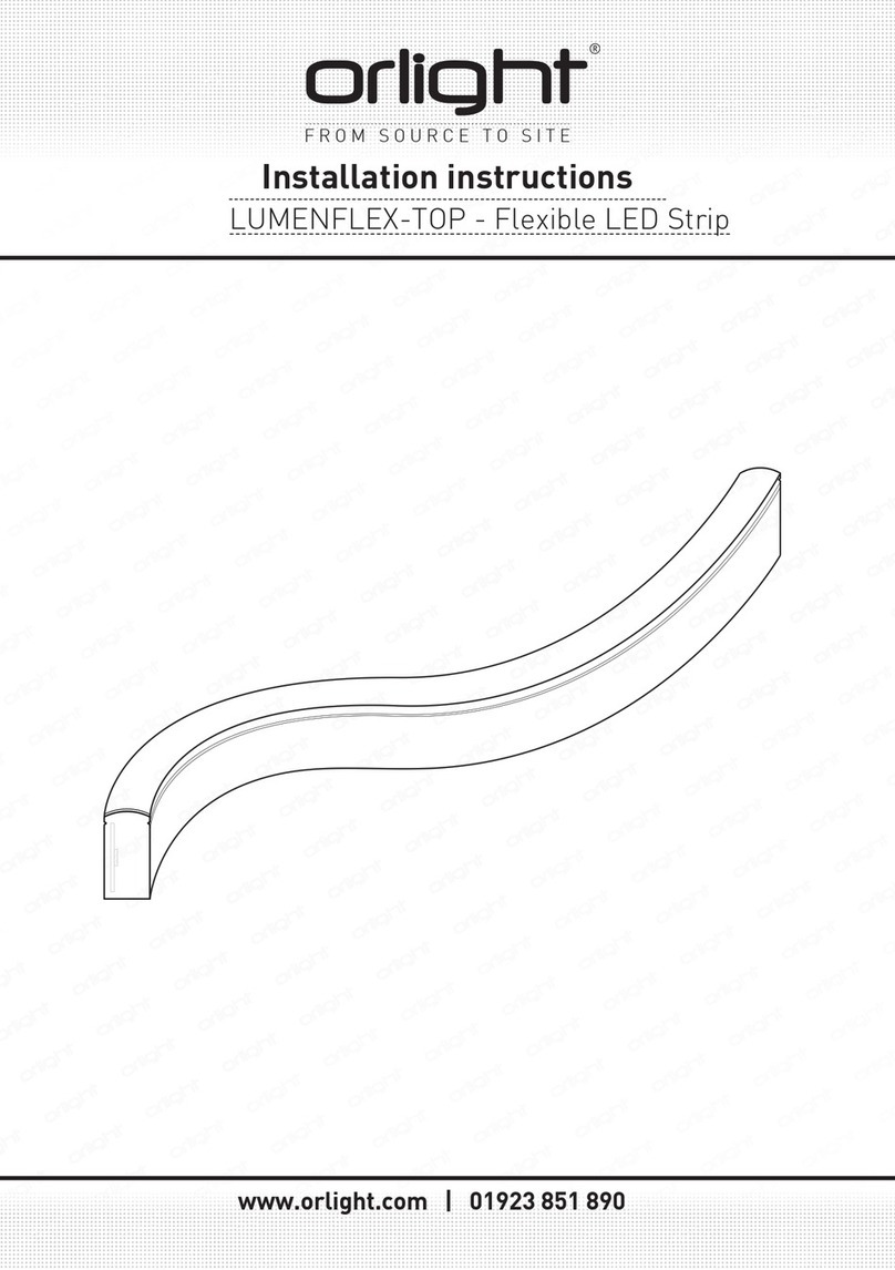 Orlight LUMENFLEX-TOP installation instructions Orlight LUMENFLEX-TOP installation instructions