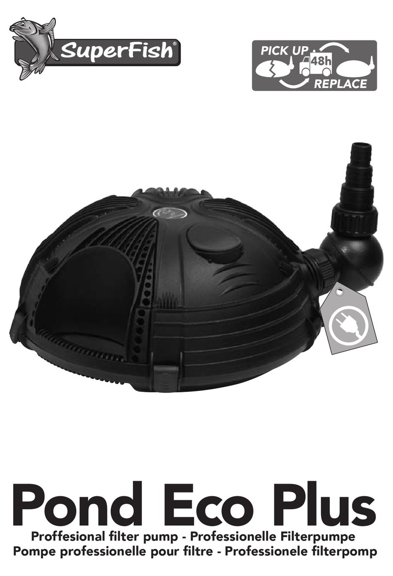 SuperFish Pond Eco Plus 8000 manual