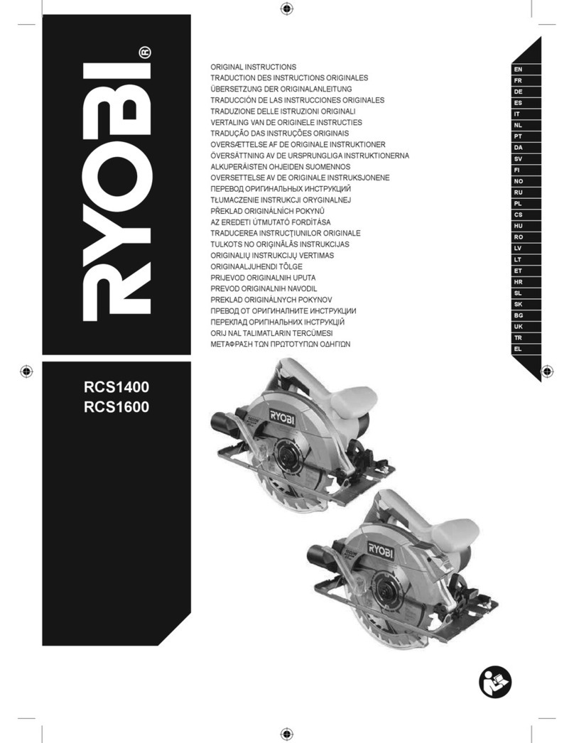 Ryobi RCS1400 Original instructions