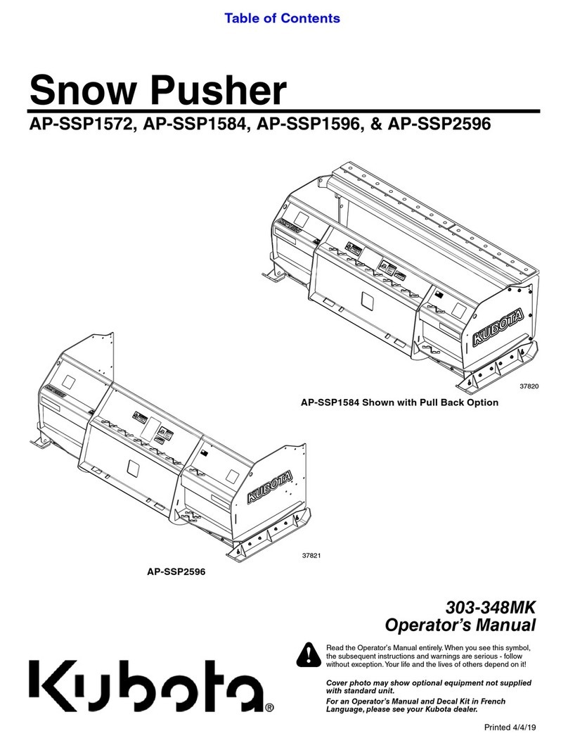 Kubota AP-SSP1572 Operator's manual