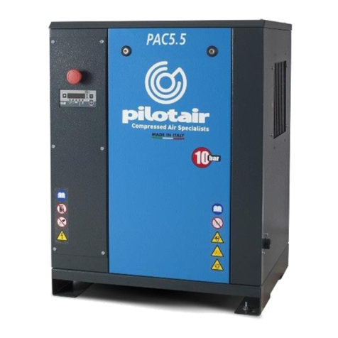 pilotair PAC Series Users maintenance and spare parts manual