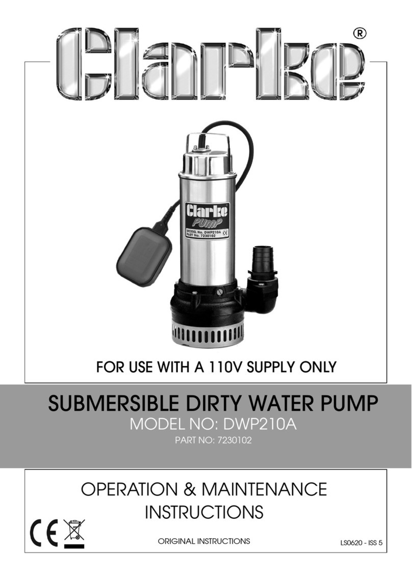 Clarke DWP210A Instruction Manual Clarke DWP210A Instruction Manual