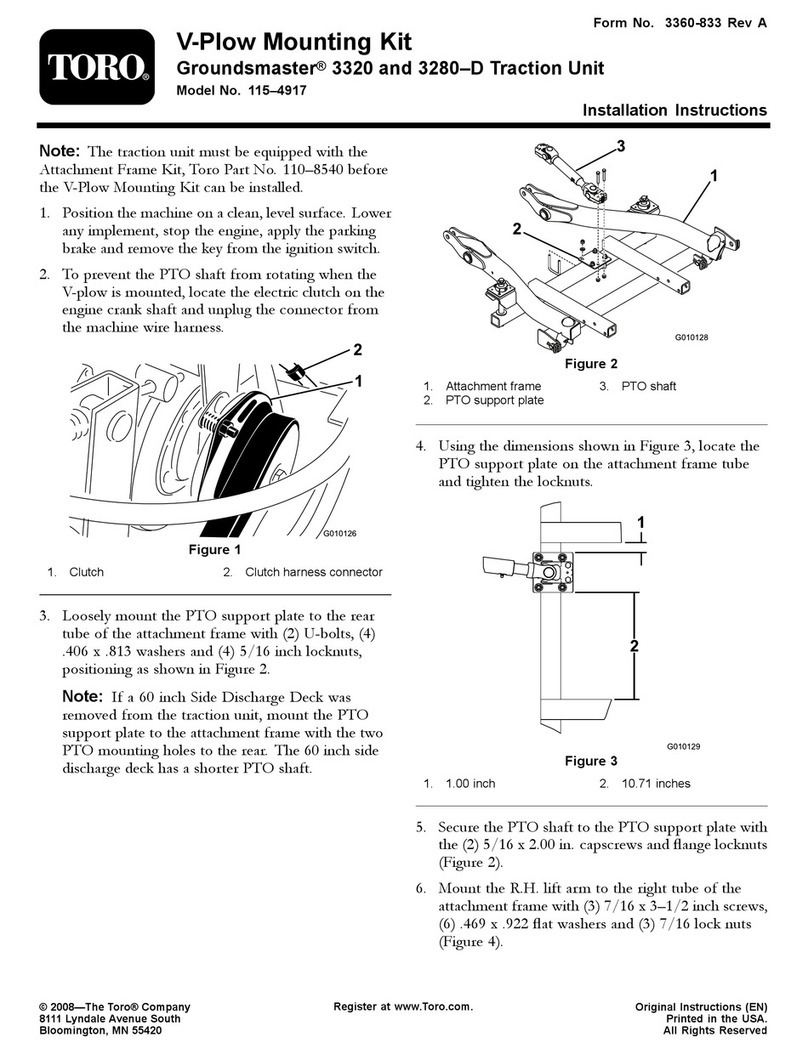 Toro 115-4917 User manual