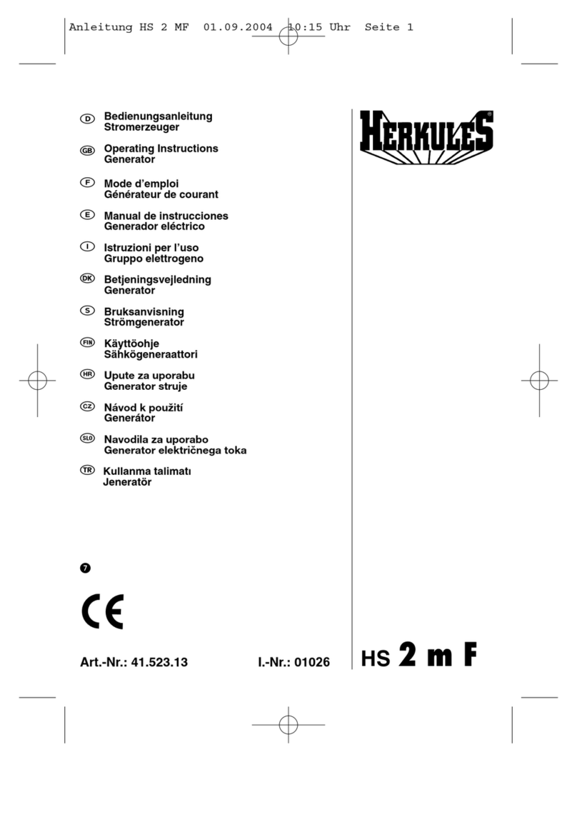 HERKULES HS 2 m F operating instructions