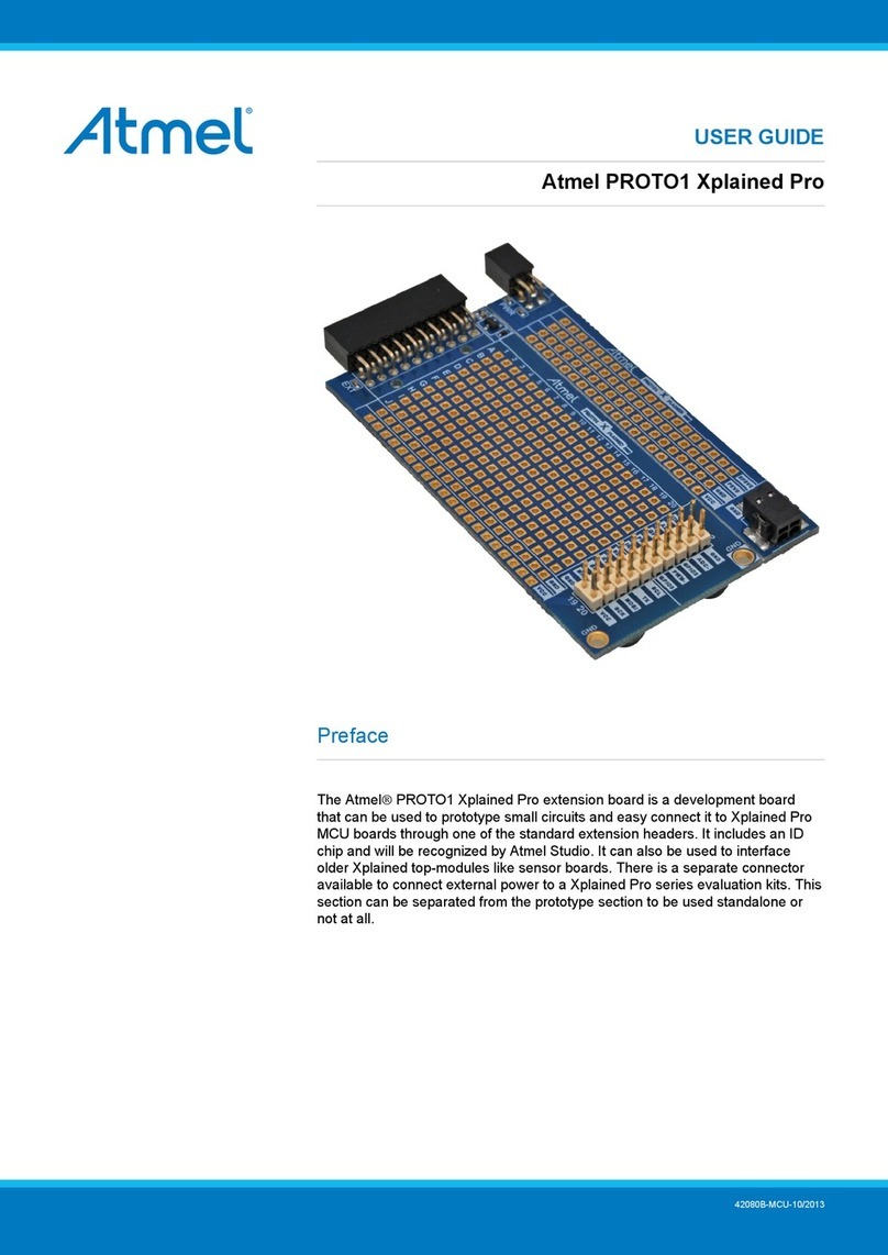 Atmel PROTO1 Xplained Pro User manual
