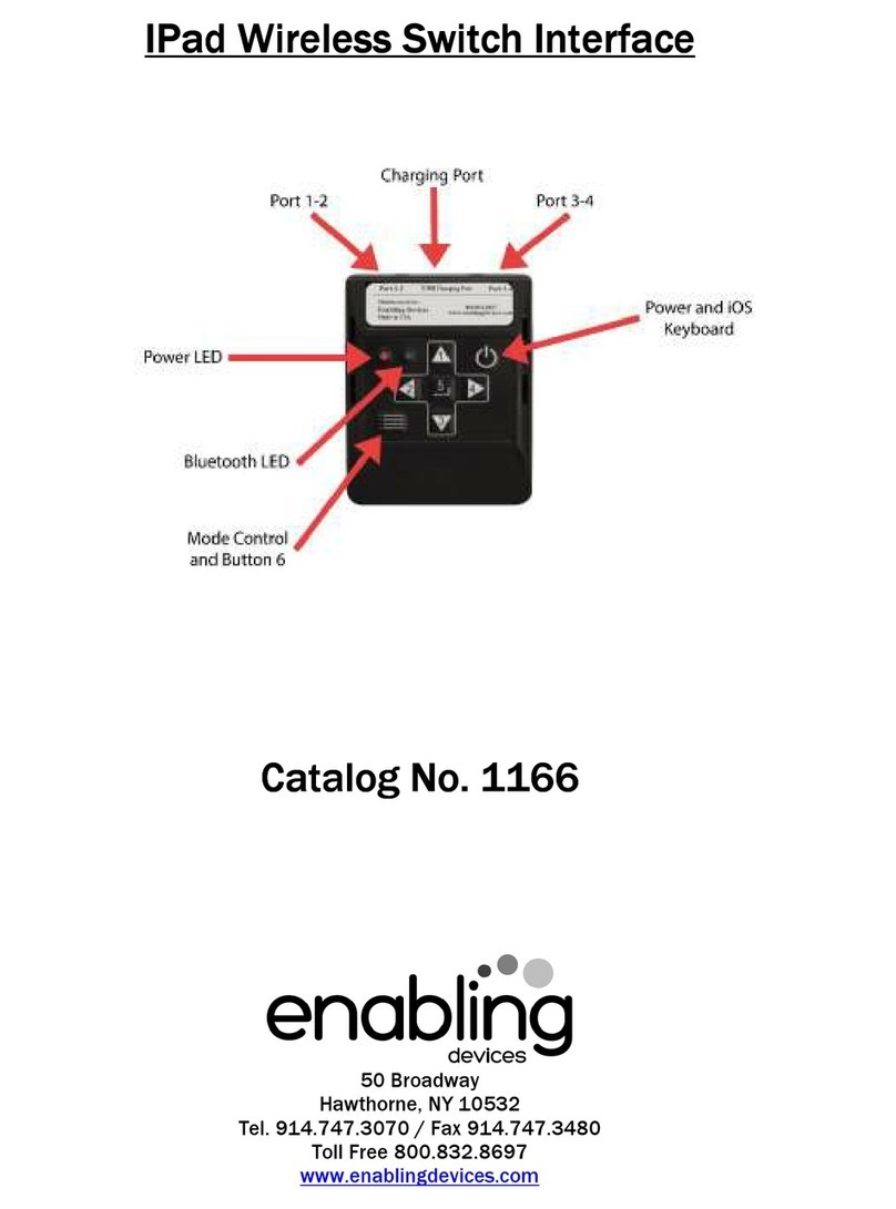 Enabling Devices 1166 User manual