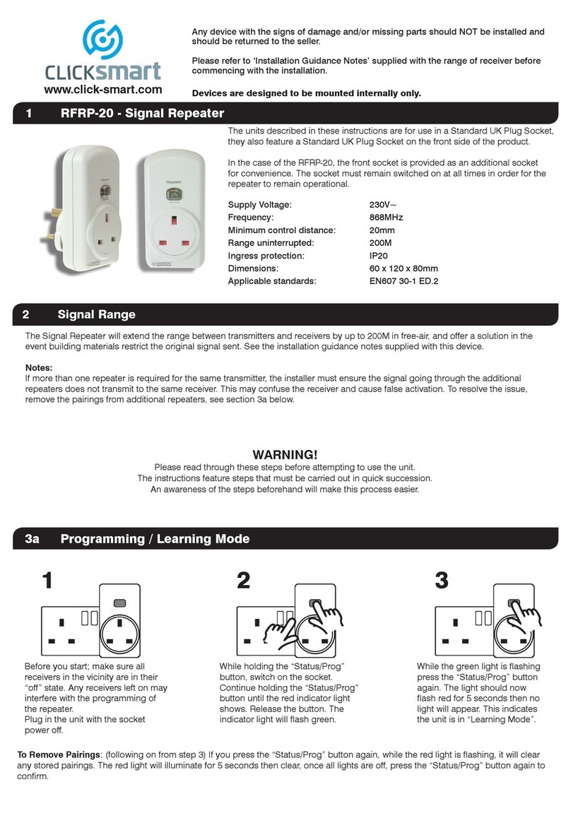 Scolmore RFRP-20 Instruction leaflet