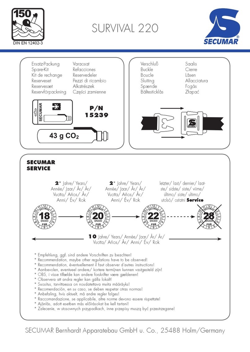 SECUMAR SURVIVAL 220 manual