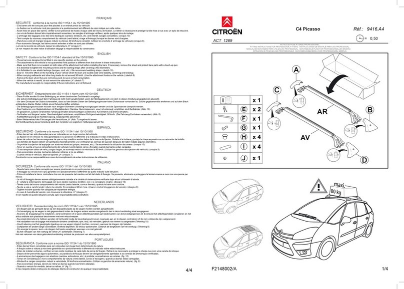 CITROEN 9416.A4 manual