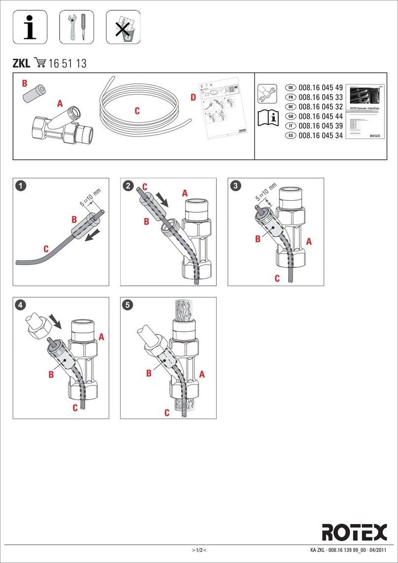 Rotex ZKL 16 51 13 quick start guide