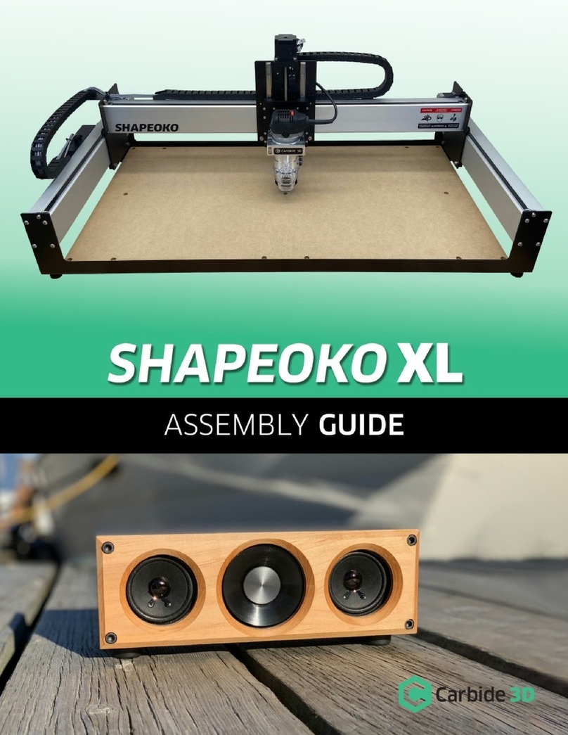 Carbide 3D Shapeoko XL Assembly guide