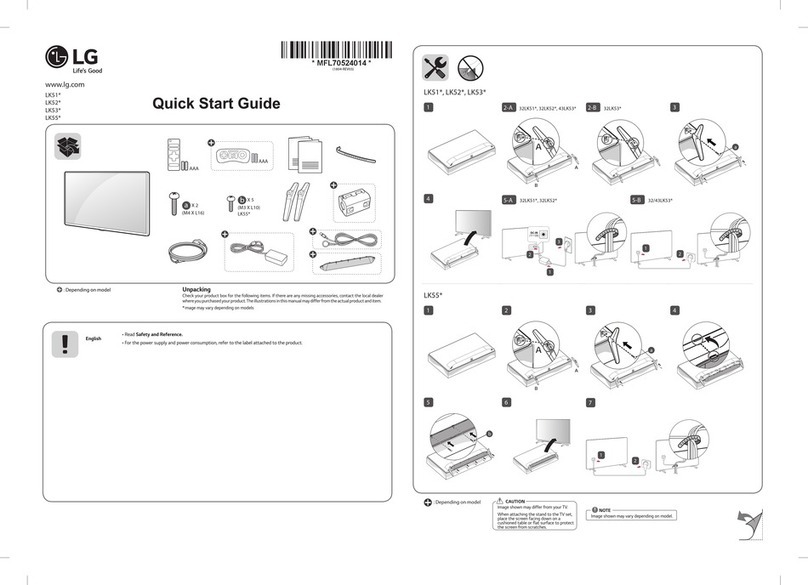 LG LK51 Series User manual