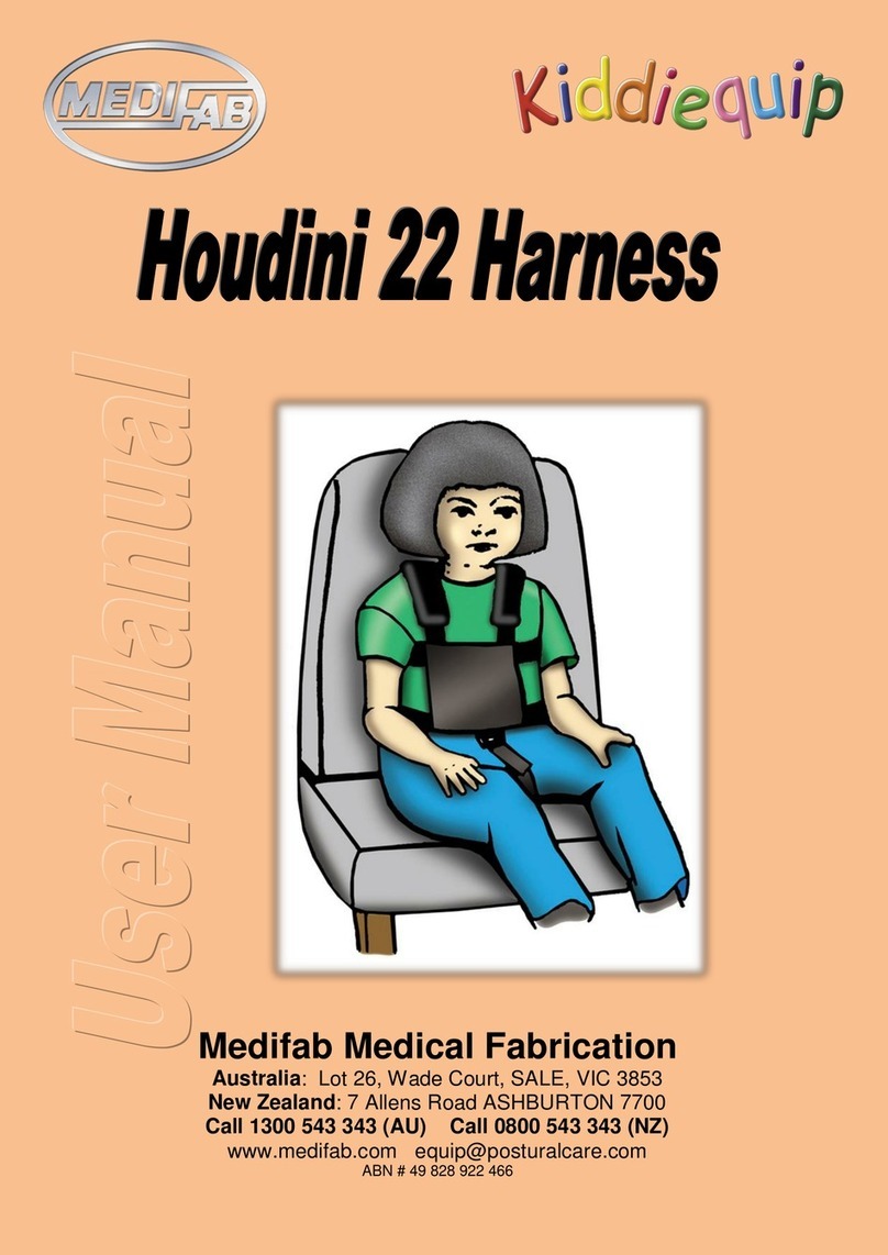 Medifab Kiddiequip Houdini 22 user manual