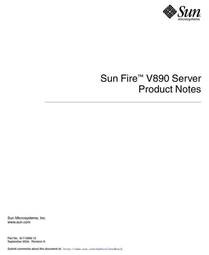 Sun Microsystems Sun Fire V890 Service manual