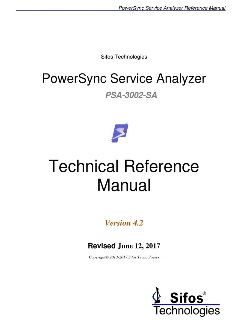 Sifos Technologies PowerSync PSA-3002-SA Product manual