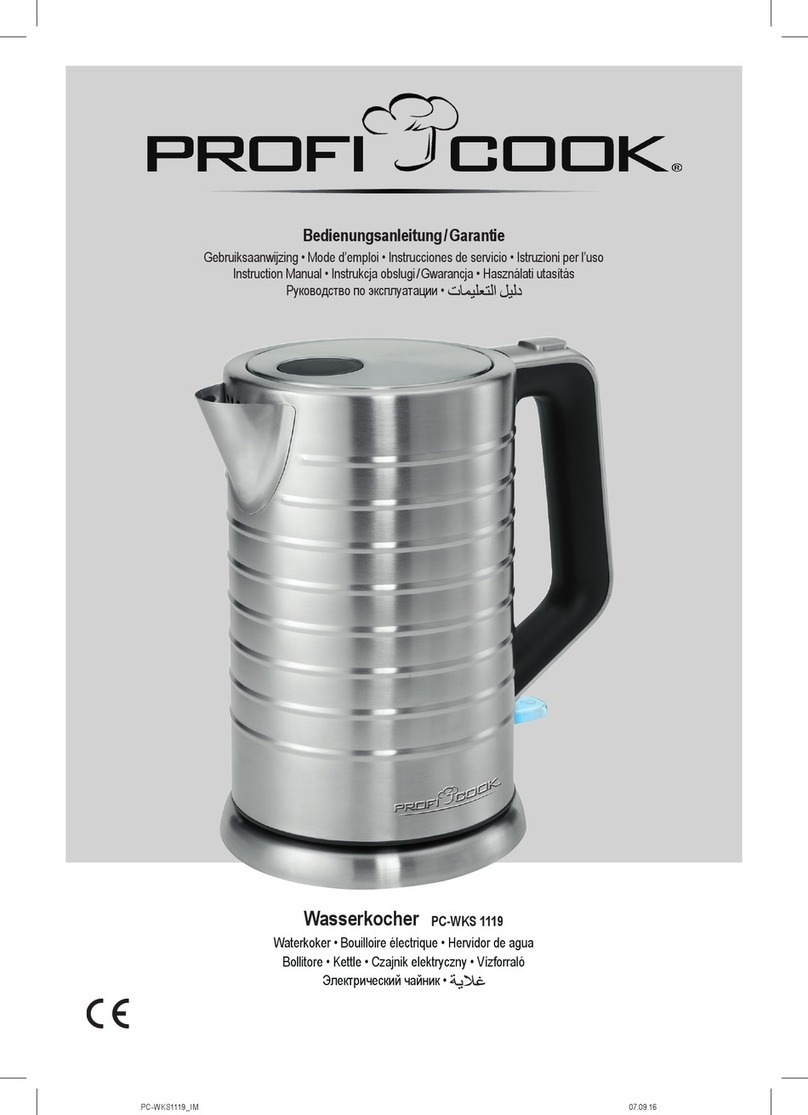 Proficook PC-WKS 1119 instruction manual