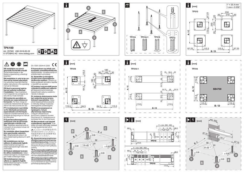 Stobag BAVONA TP6100 SOFTTOP quick start guide