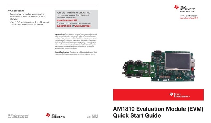 Texas Instruments AM1810 quick start guide
