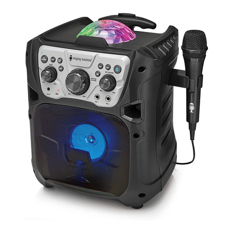 The Singing Machine Fiesta Go User manual
