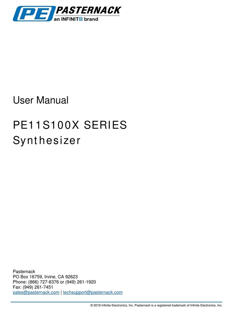 Infinite Pasternack PE11S100 Series User manual