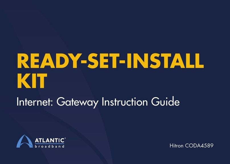 Atlantic broadband Hitron CODA4589 Instruction guide