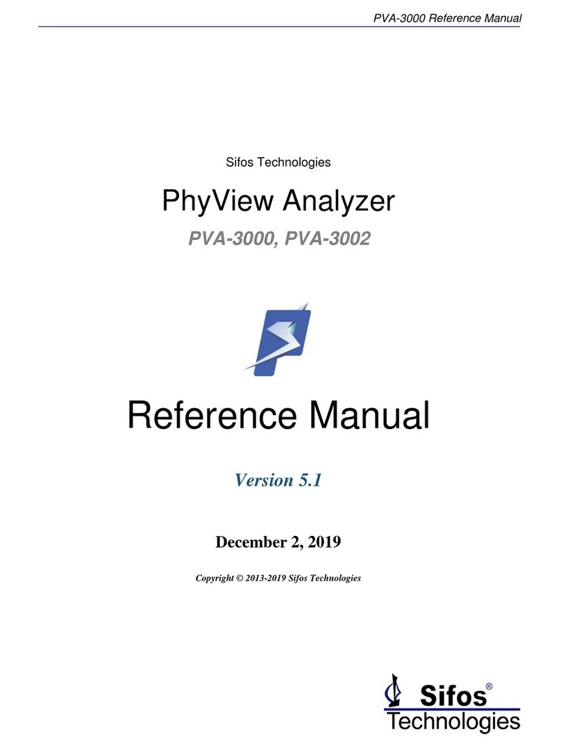 Sifos Technologies PhyView PVA-3000 User manual
