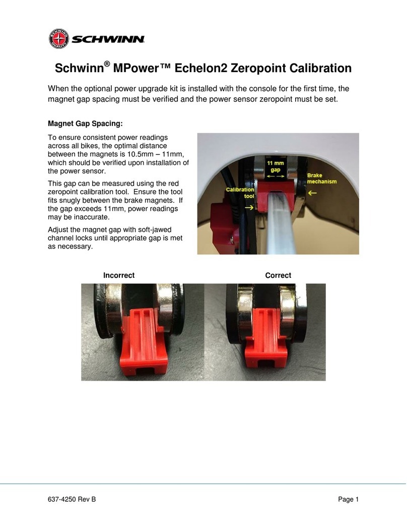 Schwinn MPower Echelon2 Power Upgrade Use and care manual
