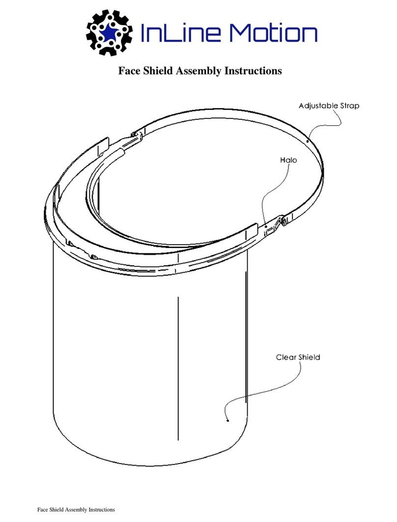 InLine Motion Face Shield Assembly instructions