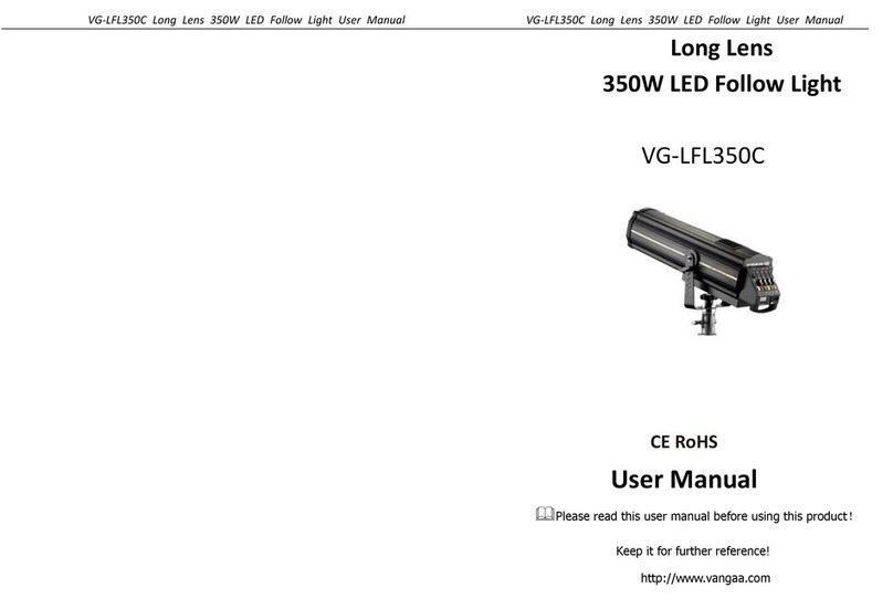 VanGaa Lighting VG-LFL350C user manual VanGaa Lighting VG-LFL350C user manual