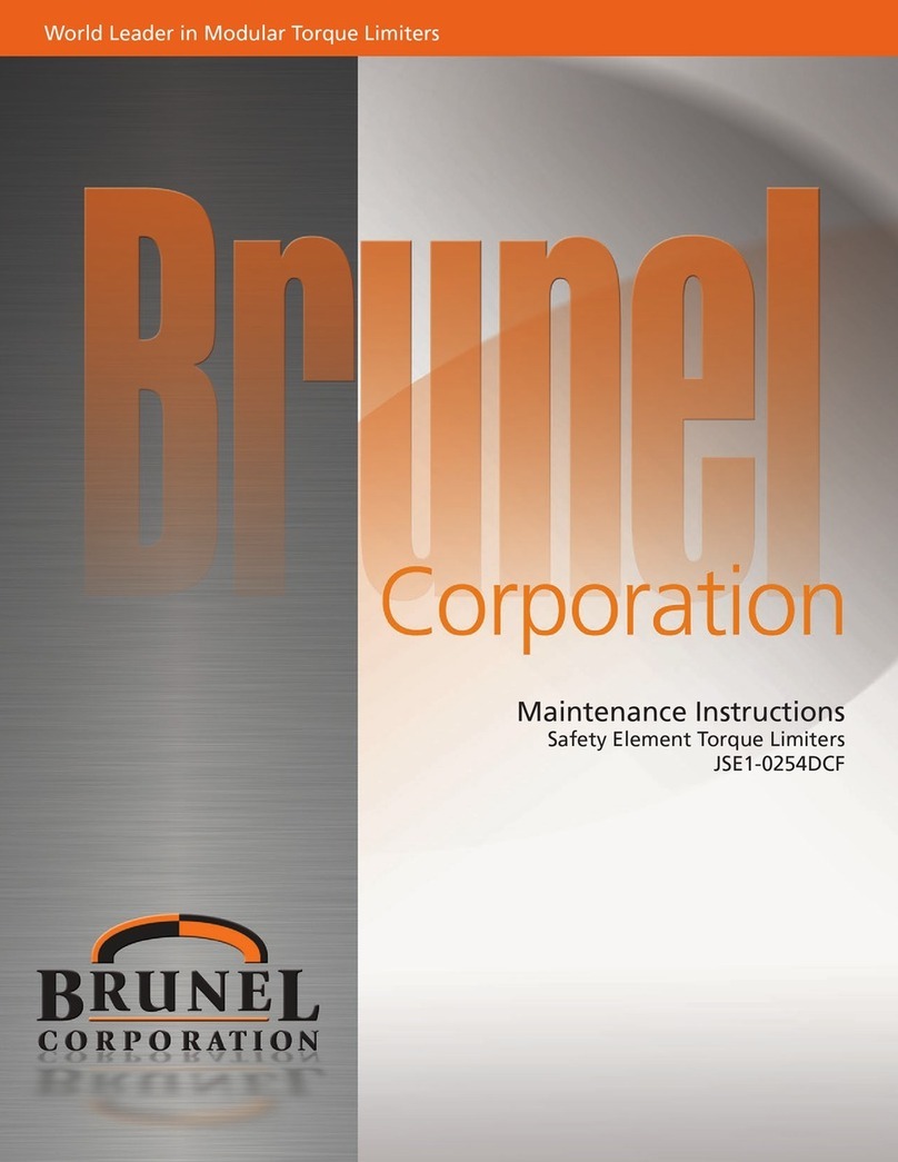 BRUNEL JSE1-0254DCF Maintenance instructions BRUNEL JSE1-0254DCF Maintenance instructions
