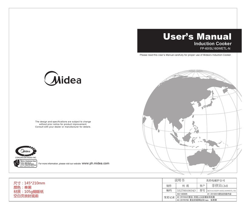 Midea FP-60ISL160WETL-N User manual Midea FP-60ISL160WETL-N User manual