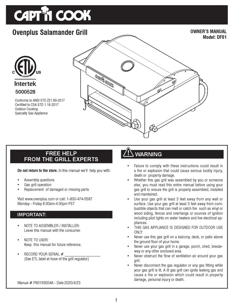 Capt'n Cook DF01 owner's manual