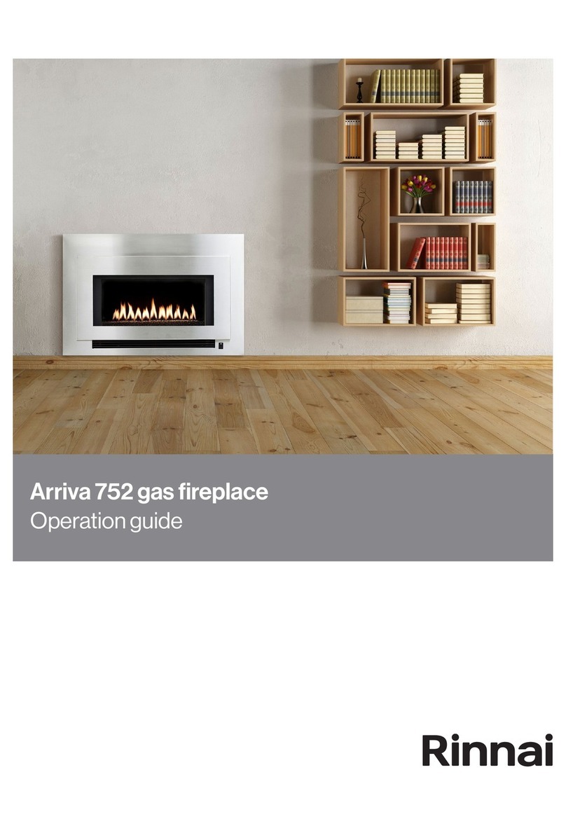 Rinnai Arriva 752 User manual