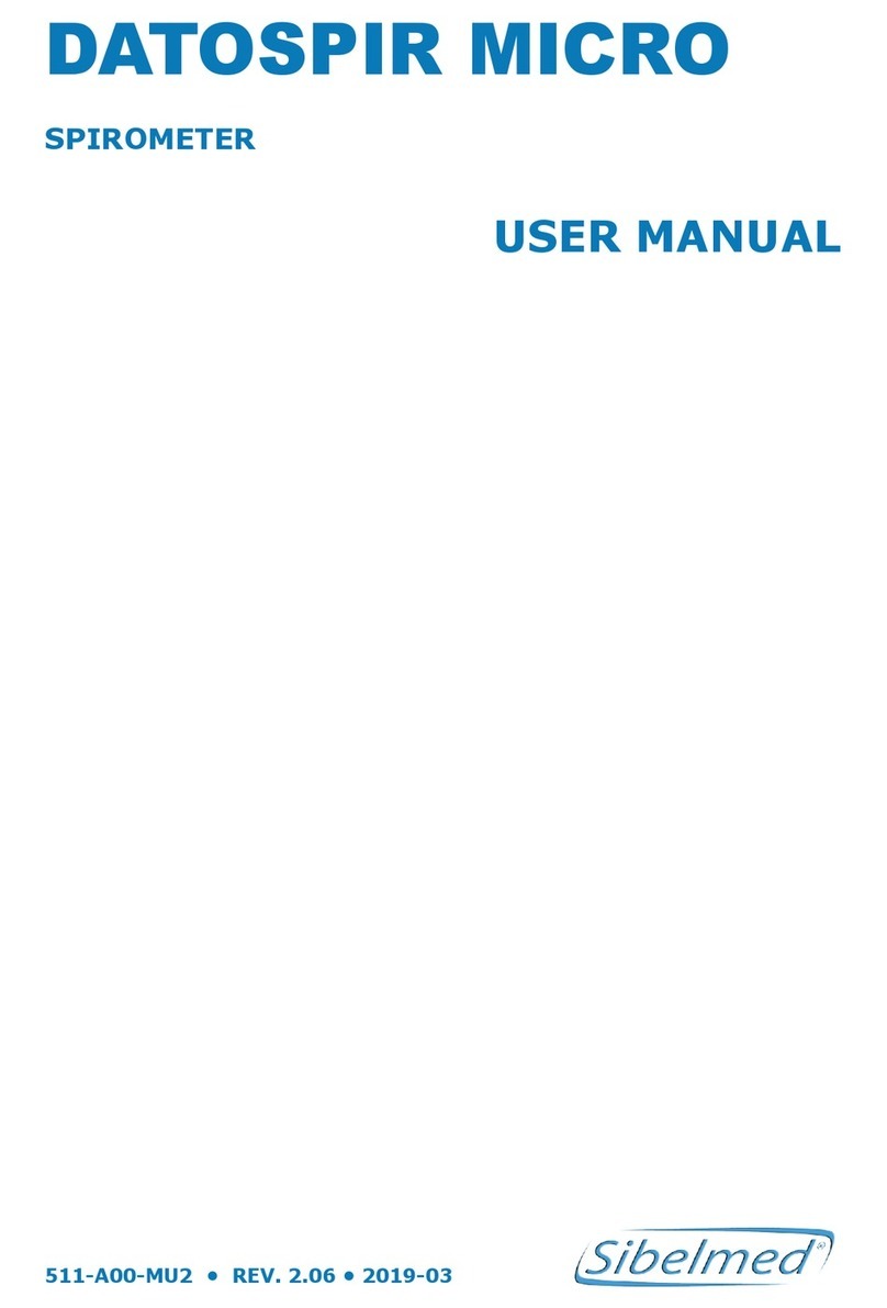 Sibelmed DATOSPIR MICRO A User manual
