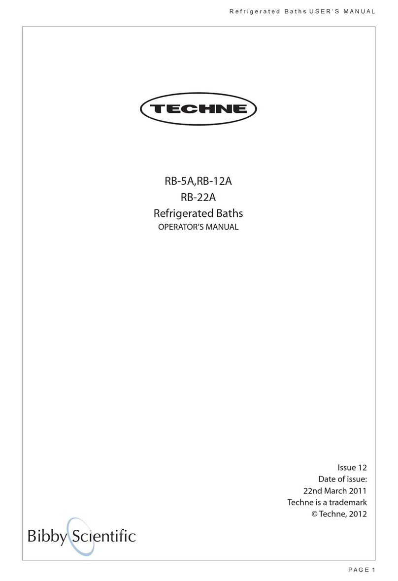 Techne RB-5A Operator's manual