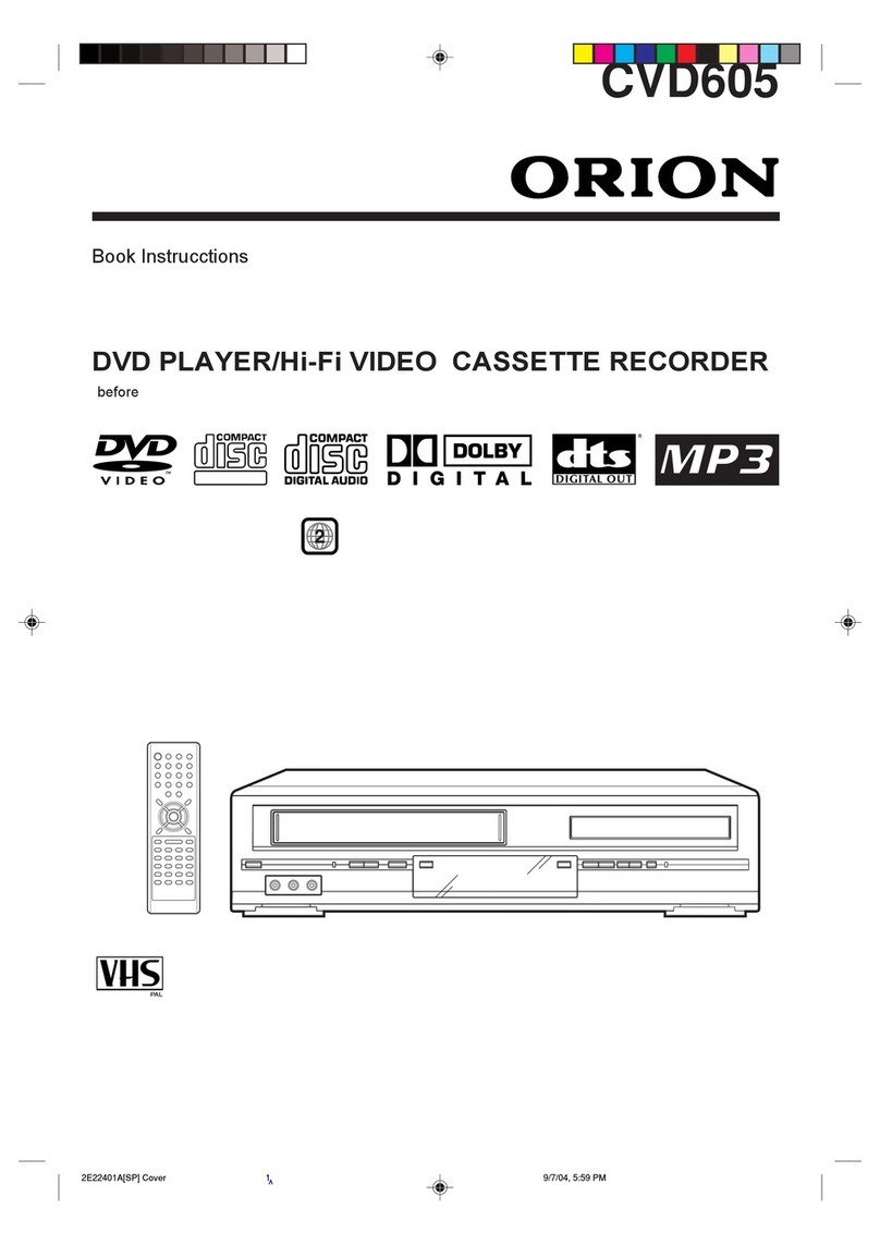 Orion CVD605 Book Instrucctions