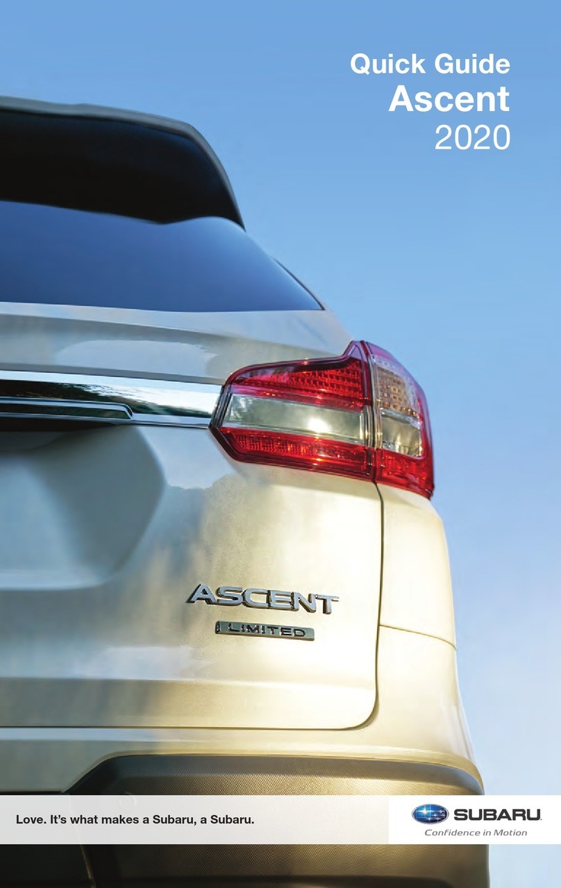 Subaru Ascent 2020 User manual